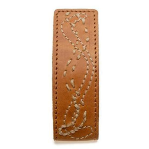 Dress Clip | Tracks Brown Leather